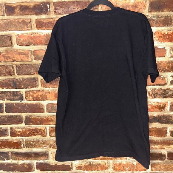 Bundle Set of 4 Black Short Sleeve V-Neck T-Shirts Men's Size XL CottonNet - Picture 4 of 4